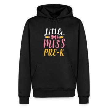 Miss Pre K Kindergarten Vorschule Einschulung - Männer Premium Bio Hoodie - Schwarz - Vorne - Nico (187cm)