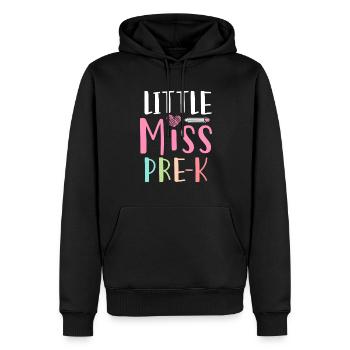 Miss Pre K Kindergarten Vorschule Einschulung - Männer Premium Bio Hoodie - Schwarz - Vorne - Nico (187cm)