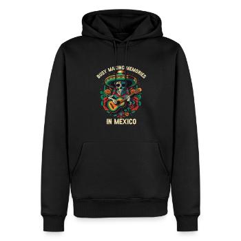 Busy Making Memories In Mexico Pride Mexicano Mexi - Männer Premium Bio Hoodie - Schwarz - Vorne - Nico (187cm)