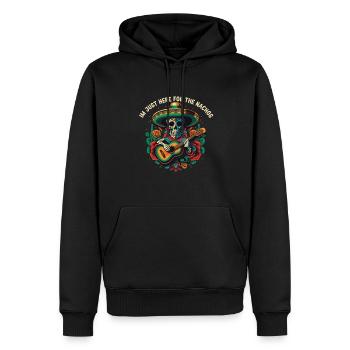 I'm Just Here For The Nachos Mexican Food Nacho Ea - Männer Premium Bio Hoodie - Schwarz - Vorne - Nico (187cm)