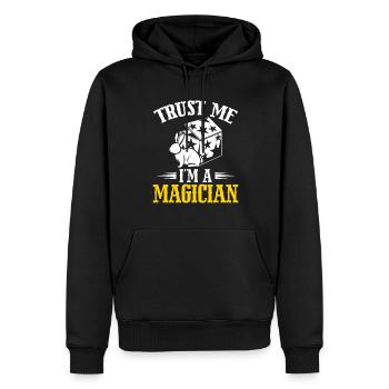 Trust Me im A Magician Wizard Magic Trick Magic - Sweat à capuche Premium bio Homme - noir - Devant - Nico (187cm)