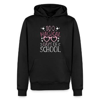 100 Magical Days Of School Enrollment Beginners - Men’s Premium Organic Hoodie - black - Front - Nico (187cm)
