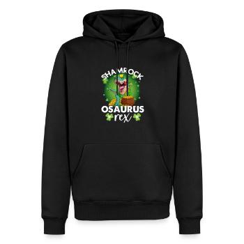 St Paddy’s St Patricksday St Patrick Day - Sweat à capuche Premium bio Homme - noir - Devant - Nico (187cm)