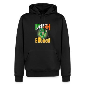 St Paddys St Patricksday St Patrick Day - Männer Premium Bio Hoodie - Schwarz - Vorne - Nico (187cm)