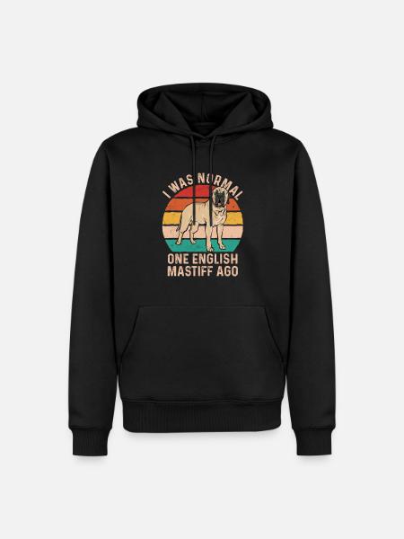 Mastiff Dog Old English Mastiff - Men’s Premium Organic Hoodie - black