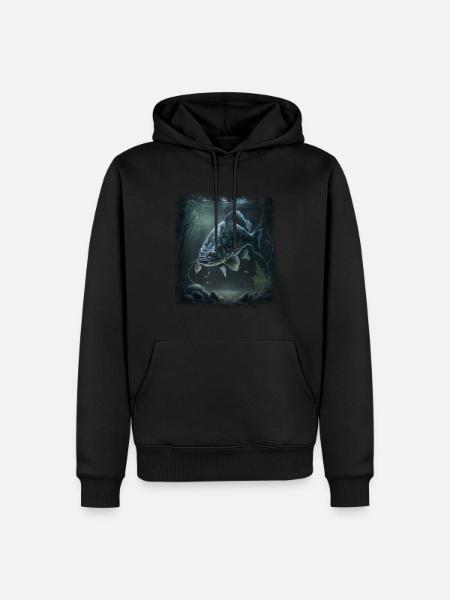 Carp fishing - Men’s Premium Organic Hoodie - black