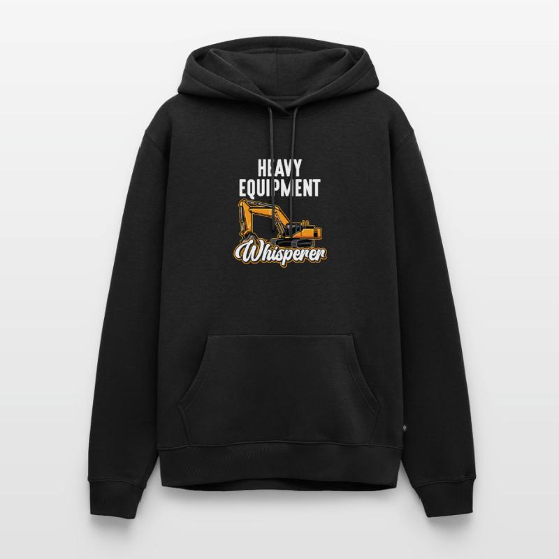 Construction machinery operator Excavator driver Excavator driver Construction workers Men’s Premium Organic Hoodie