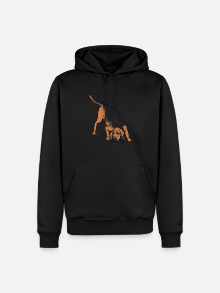 Limier Chien Limier - Sweat à capuche Premium bio Homme - noir