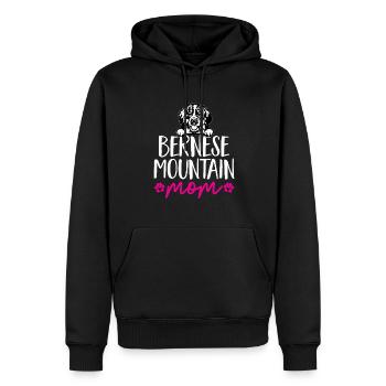Bouvier bernois - Sweat à capuche Premium bio Homme - noir - Devant - Nico (187cm)