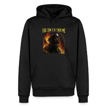 Fire Dont Bother Me Fire Rescue Firefighting - Männer Premium Bio Hoodie - Schwarz - Vorne - Nico (187cm)