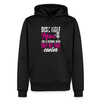 Discgolf Disc Golf Frisbee - Men’s Premium Organic Hoodie - black - Front - Nico (187cm)