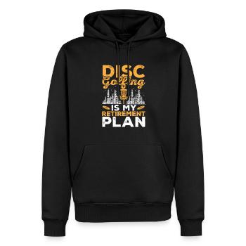 Discgolf Disc Golf Frisbee - Sweat à capuche Premium bio Homme - noir - Devant - Nico (187cm)