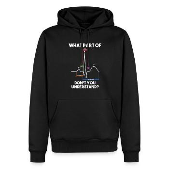 Kardiologie Krankenschwester Kardiologe - Männer Premium Bio Hoodie - Schwarz - Vorne - Nico (187cm)