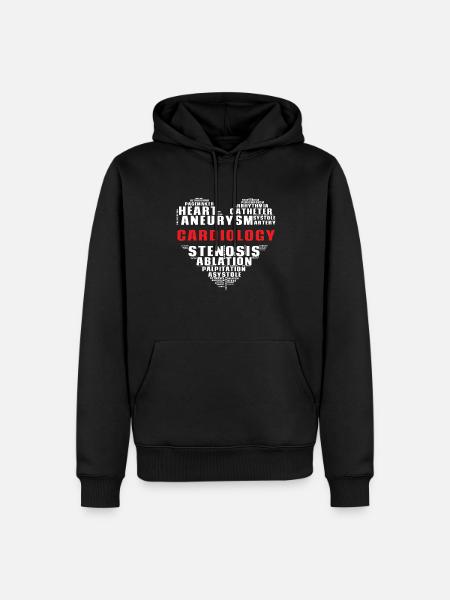 Cardiology Nurse Cardiologist - Men’s Premium Organic Hoodie - black