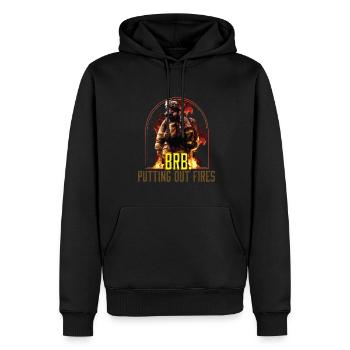 BRB Putting Out Fires Firefighter Fireman - Männer Premium Bio Hoodie - Schwarz - Vorne - Nico (187cm)