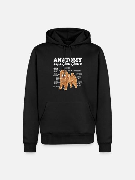 Chow Chow Dog - Men’s Premium Organic Hoodie - black