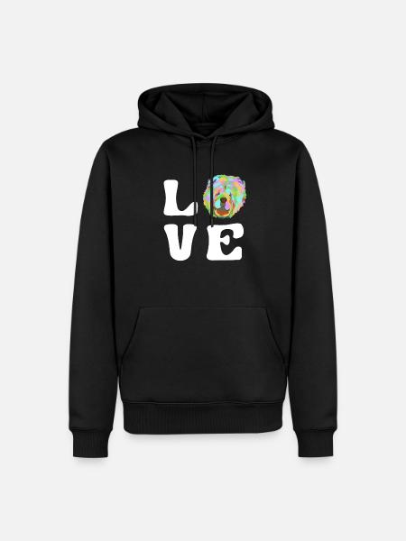 Chow Chow Dog - Men’s Premium Organic Hoodie - black
