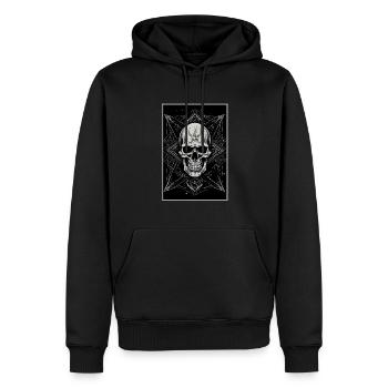 Gothic Aesthetic Occult Unholy Grunge Emo Punk - Männer Premium Bio Hoodie - Schwarz - Vorne - Nico (187cm)