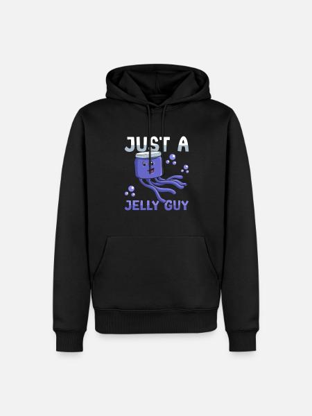 Jellyfish Marine Diving Jellyfish - Men’s Premium Organic Hoodie - black