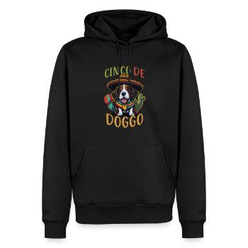Cinco de Mayo Beagle Cinco de Doggo Beagle - Männer Premium Bio Hoodie - Schwarz - Vorne - Nico (187cm)