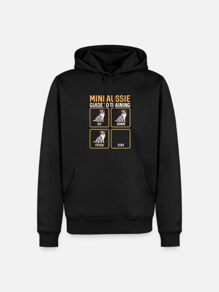 Miniature Australian Shepherd - Männer Premium Bio Hoodie - Schwarz