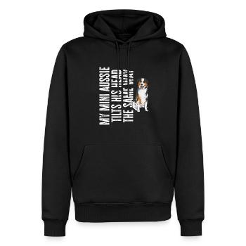 Miniature Australian Shepherd - Männer Premium Bio Hoodie - Schwarz - Vorne - Nico (187cm)