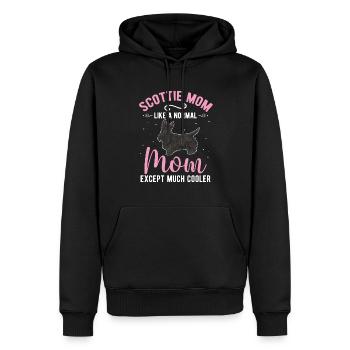 Scottish Terrier Scottie Hund - Männer Premium Bio Hoodie - Schwarz - Vorne - Nico (187cm)