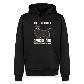 Scottish Terrier Scottie Hund - Männer Premium Bio Hoodie - Schwarz - Vorne - Nico (187cm)