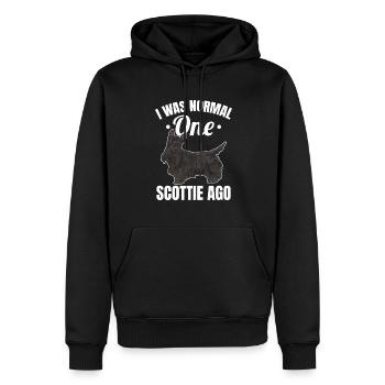 Scottish Terrier Scottie Hund - Männer Premium Bio Hoodie - Schwarz - Vorne - Nico (187cm)