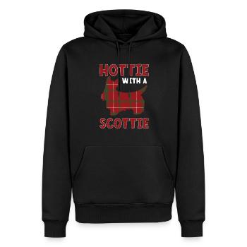 Scottish Terrier Scottie Hund - Männer Premium Bio Hoodie - Schwarz - Vorne - Nico (187cm)