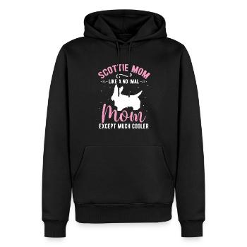 Scottish Terrier Scottie Hund - Männer Premium Bio Hoodie - Schwarz - Vorne - Nico (187cm)