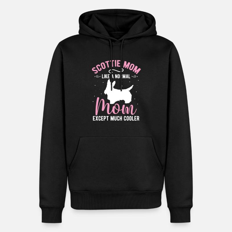 Terrier écossais Scottie Chien - Sweat à capuche Premium bio Homme - noir