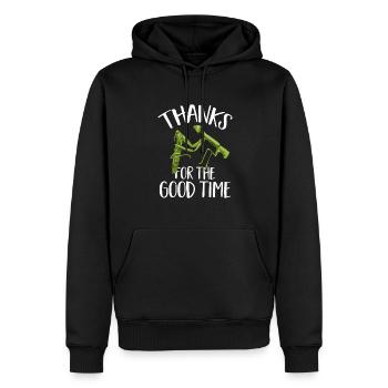 Mante religieuse, collectionneur d’insectes, entomologiste - Sweat à capuche Premium bio Homme - noir - Devant - Nico (187cm)