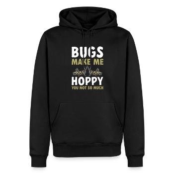 Insect collectors, insects, beetle lovers, entomologists - Men’s Premium Organic Hoodie - black - Front - Nico (187cm)