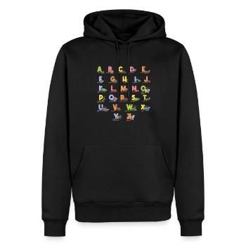 Insect collectors, insects, beetle lovers, entomologists - Men’s Premium Organic Hoodie - black - Front - Nico (187cm)