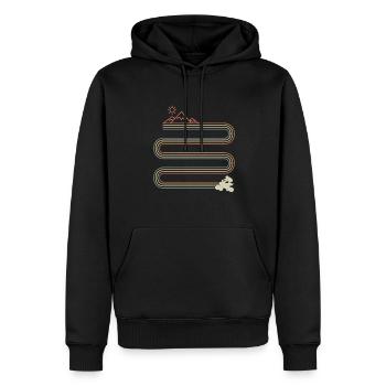 Cool retro Quad ATV Enthusiasts Quad Racers - Men’s Premium Organic Hoodie - black - Front - Nico (187cm)