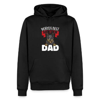Australian Cattle Dog Red Blue Heeler - Männer Premium Bio Hoodie - Schwarz - Vorne - Nico (187cm)