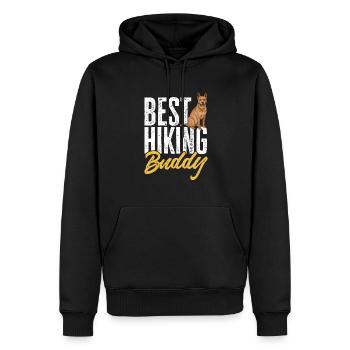 Australian Cattle Dog Red Blue Heeler - Männer Premium Bio Hoodie - Schwarz - Vorne - Nico (187cm)
