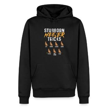 Australian Cattle Dog Red Blue Heeler - Männer Premium Bio Hoodie - Schwarz - Vorne - Nico (187cm)