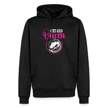 Pêche au poisson-chat Pêcheurs à la ligne - Sweat à capuche Premium bio Homme - noir - Devant - Nico (187cm)