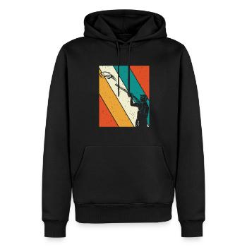 Trapschießen Skeet Tontaubenschießen - Männer Premium Bio Hoodie - Schwarz - Vorne - Nico (187cm)