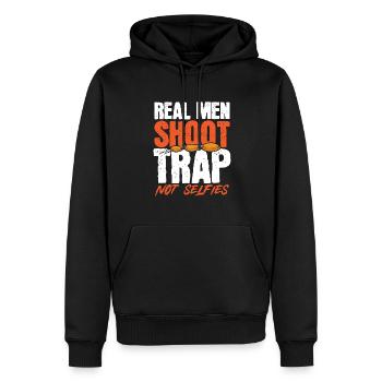 Trapschießen Skeet Tontaubenschießen - Männer Premium Bio Hoodie - Schwarz - Vorne - Nico (187cm)