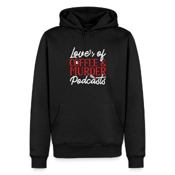 Wahre Verbrechen Podcaster True Crime Podcast - Männer Premium Bio Hoodie - Schwarz - Vorne - Nico (187cm)
