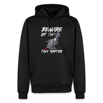 Graupapagei African Grey Parrot Papagei - Männer Premium Bio Hoodie - Schwarz - Vorne - Nico (187cm)