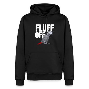 Graupapagei Perroquet gris d’Afrique Papagei - Sweat à capuche Premium bio Homme - noir - Devant - Nico (187cm)