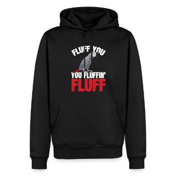 Graupapagei African Grey Parrot Papagei - Männer Premium Bio Hoodie - Schwarz - Vorne - Nico (187cm)