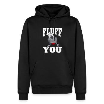 Graupapagei Perroquet gris d’Afrique Papagei - Sweat à capuche Premium bio Homme - noir - Devant - Nico (187cm)