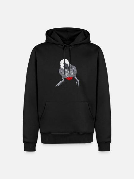 Graupapagei Perroquet gris d’Afrique Papagei - Sweat à capuche Premium bio Homme - noir