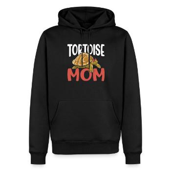 Femmes Tortue reptile Fête des mères Tortue Maman - Sweat à capuche Premium bio Homme - noir - Devant - Nico (187cm)