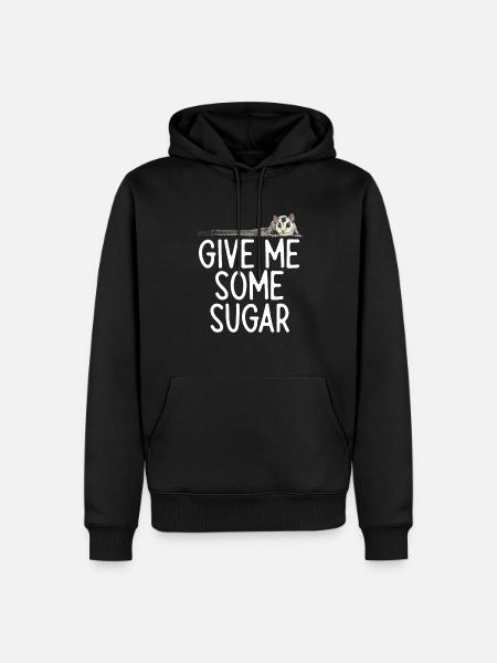 Short-headed glider Sugar Glider - Men’s Premium Organic Hoodie - black